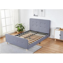 New Design Fabric Queen Upholstered Gas-Lift Storage Bed